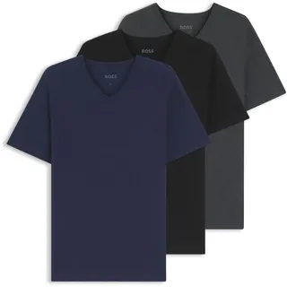 Boss Classic Kurzarm-T-Shirt 3 Einheiten Open Blue S