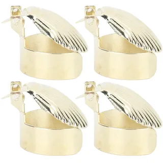 PenRux 4 Stück Kerzenlöscher, Automatischer Feuerlöscher, Kerzendocht-Löscher-Stopper Zum Sicheren Löschen der Kerzenflamme, Kerzenzubehör für Kerzenliebhaber (Gold)