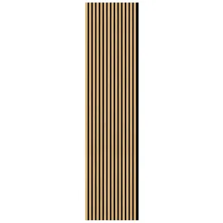 fn acustico Akustikpaneel Eiche Natur 2 St. 240 x 57,25 x 1,9 cm