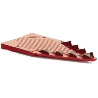 Börner Messereinschub für V5 & Vital (10mm) • Messereinsatz ideal für grobe Streifen & als Pommes Schneider • Gemüsehobel Messereinschub (V-Hobel) • Küchenhobel Zubehör • Farbe: Rot