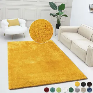 Bruno Banani Dana Teppich 300 x 400 cm Gelb