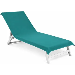 Intimitaly Strandtuch aus Mikrofaser, 100 % Polyester, 90 x 170 cm, leicht und saugfähig, einfarbig, ideal für Reisen, Badetuch (Petrol, 90 x 170 cm)