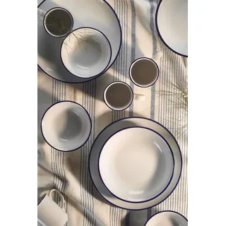 Hermia Concept Teller-Set KTP3403, Weiß, Essservices, 100% Porzellan