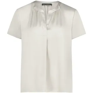 Betty Barclay Satin-Bluse Grau Beige 36