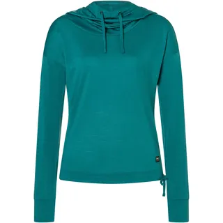 super.natural Funnel Hoodie Türkis 34