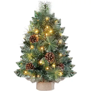 Mini Weihnachtsbaum mit LED Beleuchtung Kleiner Weihnachtsbaum Tisch Weihnachten