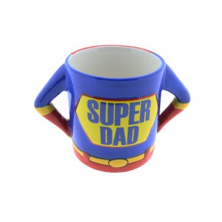 Becher "Super Dad" aus Steingut 500ml