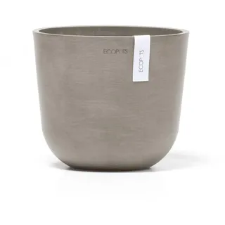 Ecopots Oslo Mini 19 Ø 19 x 16,5 cm Braungrau