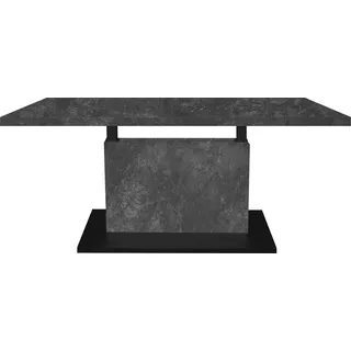 Mäusbacher Lift Couchtisch 120x70cm keramik optik grau,