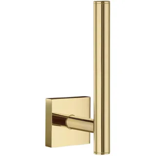 Smedbo Toilettenpapierhalter, Gold, Metall, 4.5x14x6.6 cm, Badezimmer, WC Ausstattung, Toilettenpapierhalter