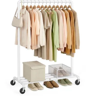 Songmics Garderobenständer HSR061W01 Weiß