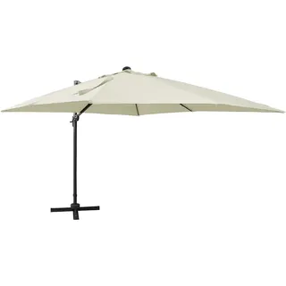 vidaXL Ampelschirm Ø 300 cm Beige
