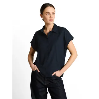 Tom Tailor Hemdbluse mit Knopfleiste Ellie Blau L