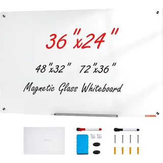 Vevor Whiteboard 90 x 60 cm Weiß