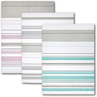 Dyckhoff Geschirrtuch 3er Set 'Streifenvielfalt' 50 x 70 cm