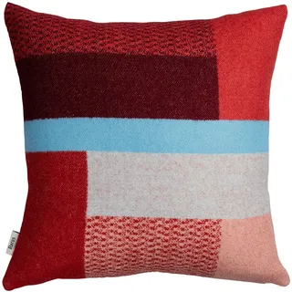 Røros Tweed - Mikkel Kissen 50 x 50 cm, rot