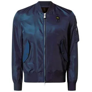 Blauer.USA Bomberjacke Blauer USA Herren Blouson, BLAUER USA Herren Bomber Übergang Jacken Mit Stehkragen XL