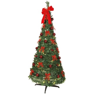 STAR TRADING Künstlicher Weihnachtsbaum Pop-up-tree silberfarben