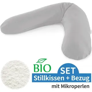 Theraline Das Original Mikroperlen Bio-Jersey grau