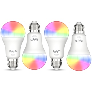 4er Pack AVM FRITZ!DECT 500 Smart Home LED-Lampe