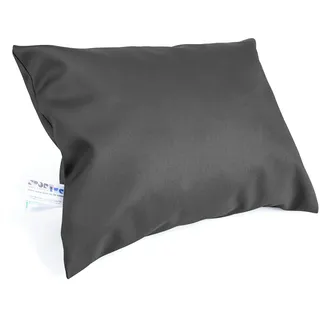 Sport-Tec Kopfkissen, Couchkissen, Therapiekissen, Sitzkissen, Stützkissen aus Kunstleder, 45x35x9 cm, Carbon