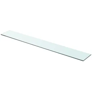 vidaXL Glasboden Glasscheibe Glasplatte für Glasregal Transparent 90 cm x 12 cm