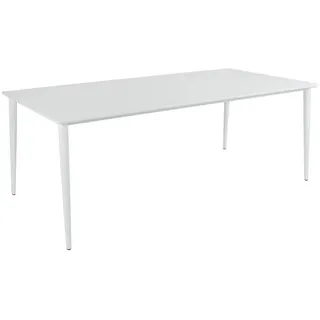 Brafab Nimes Gartenesstisch 200 x 98 x 73 cm Weiß