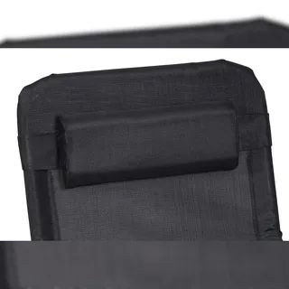 Merxx Kopfkissen für Wellnessliege, 40 x 24 x 6 cm, Schwarz
