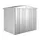 2,44 x 1,56 m silber-metallic