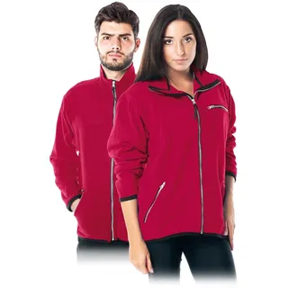 REIS Fliesjacke Fleecejacke Pullover Fleecepullover Damen Herren Rot (Honey-C)