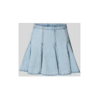Jeansrock mit Falten Modell 'GODET', Hellblau, 26