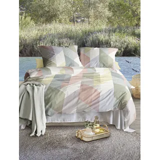 IRISETTE Wave 8739 grafisch bunt 155 x 220 cm + 80 x 80 cm