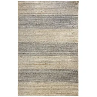 Wohnando Teppich MY-RUG Teppich Nordic Line, aus Jute & Baumwolle 250x200 cm, rechteckig, Höhe: 10 mm, handgewebt, Natürliches Material, Boho-Stil, wendbar rechteckig | 200 cm x 250 cm x 10 mm