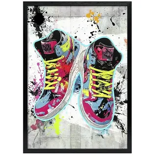 ProArt Bild LED-Neon Art  (Graffiti Sneakers, B x H: 50 x 70 cm)
