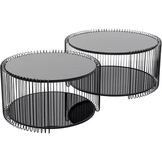 Kare Wire Double Schwarz Stahl 34 x 63 cm
