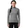 Half Zip Langarmshirt Grau XS