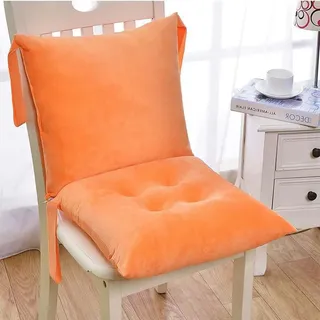 MSNCS Stuhlkissen Sitzkissen mit Rückenlehne Sitzkissen für Esszimmerstühle 40 x 80 cm Stuhlkissen mit Bändern rutschfeste Sitzpolster für Die Küche Sitzauflagen Outdoor und Indoor(C)