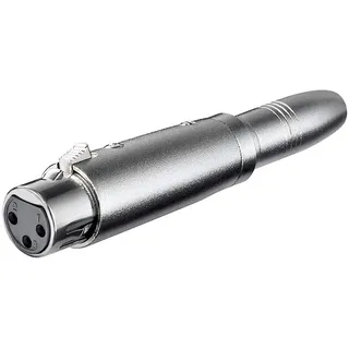 goobay XLR Adapter 3-polig XLR Kupplung auf 6.3mm mono)