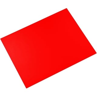 Läufer 40594 Durella Schreibtischunterlage, 40x53 cm, pop-rot, rutschfeste Schreibunterlage für hohen Schreibkomfort, abwischbar