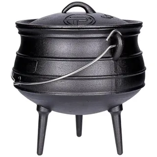TP Dutch Oven 8 l Gusseisen schwarz