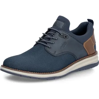 Rieker Herren Slipper Blau/Schwarz 43