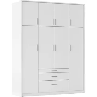 Rauch Drehtürenschrank HILDESHEIM 185 x 231 x 58 cm Weiß