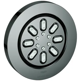 Grohe Seitenbrause 26801 Rainshower Aqua runde Form hard graphite, 26801A00 26801A00
