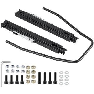 racewill Sitzschieber, Sitzmontage-Schienenmontage-Set, passend für NRG Sparco u - Schwarz