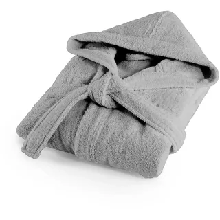 Bassetti Monique Bademantel, Unisex, für Erwachsene, Silber FB, XXL - XXL