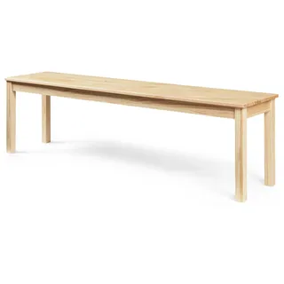[en.casa] Sitzbank Trerunulu Beige 140 x 35 x 45 cm
