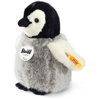 Steiff Kuscheltier Flaps Pinguin, 16 cm grau|schwarz