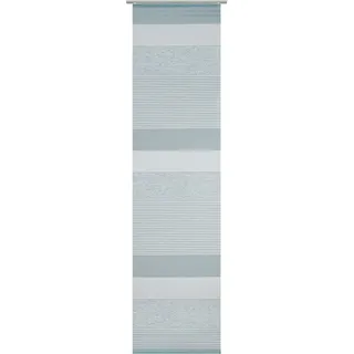 Novel Flächenvorhang, Petrol, Textil, Streifen, 60x245 cm, ohne Technik, Wohntextilien, Gardinen & Vorhänge, Schiebegardinen