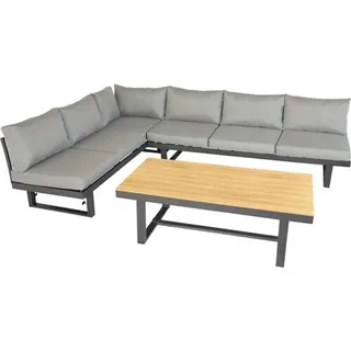 Gartenmöbelset Loungeset bellavista 5 -Sitzer bestehend aus: Dreisitzer-Sofa,Tis