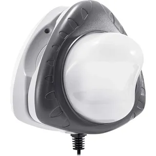 Intex LED Pool-Wandleuchte Kunststoff grau, weiß